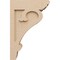 Ekena Millwork 6"W x 12"D x 18"H Classic Mayflower Rough Cedar Woodgrain TimberThane Corbel, Primed Tan CORUR06X12X18MAYRCPR - alternate 4